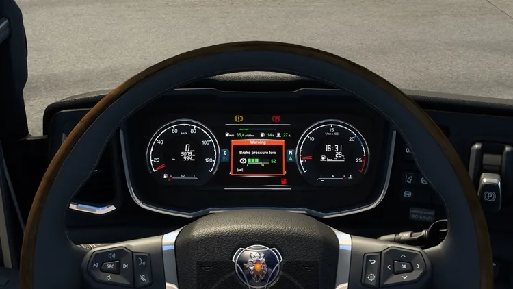 ETS2 Scania NG Improved Dashboard 1.58 ETS2 Scania NG Improved Dashboard 1.58
