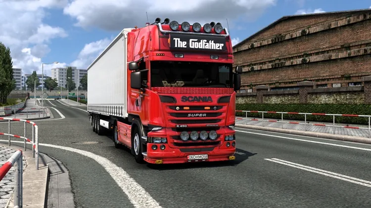 ETS2 Scania R450 The Godfather 1.58 ETS2 Scania R450 The Godfather 1.58