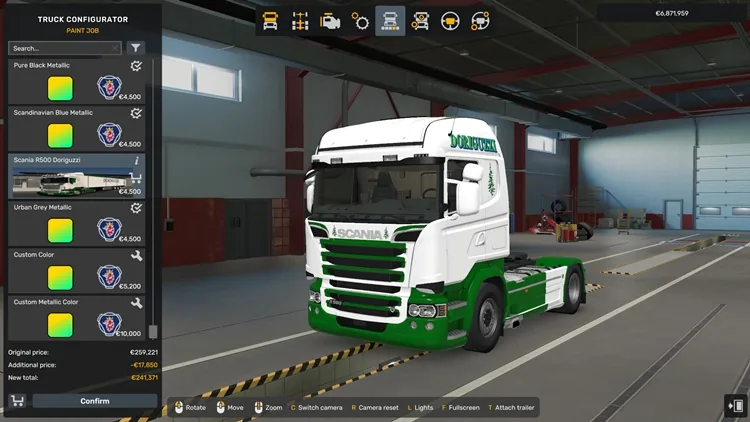 ETS2 Scania R500 Doriguzzi Skin 1.58 ETS2 Scania R500 Doriguzzi Skin 1.58