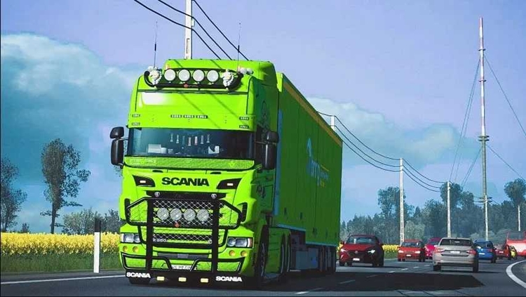 ETS2 Scania RS RJL Tuning Pack 1.58