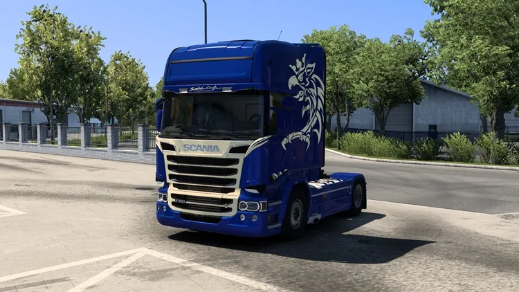 ETS2 Scania Streamline Swedish Griffin Skin 1.58 ETS2 Scania Streamline Swedish Griffin Skin 1.58