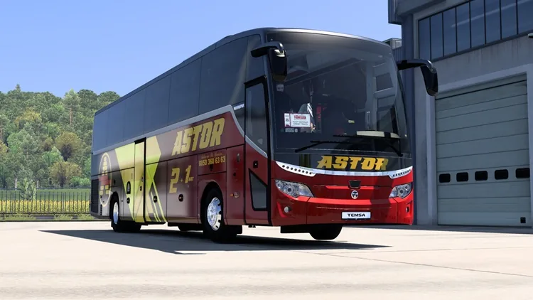 ETS2 Temsa Maraton 13 VIP 2019-2023 Bus Mod (1.58)