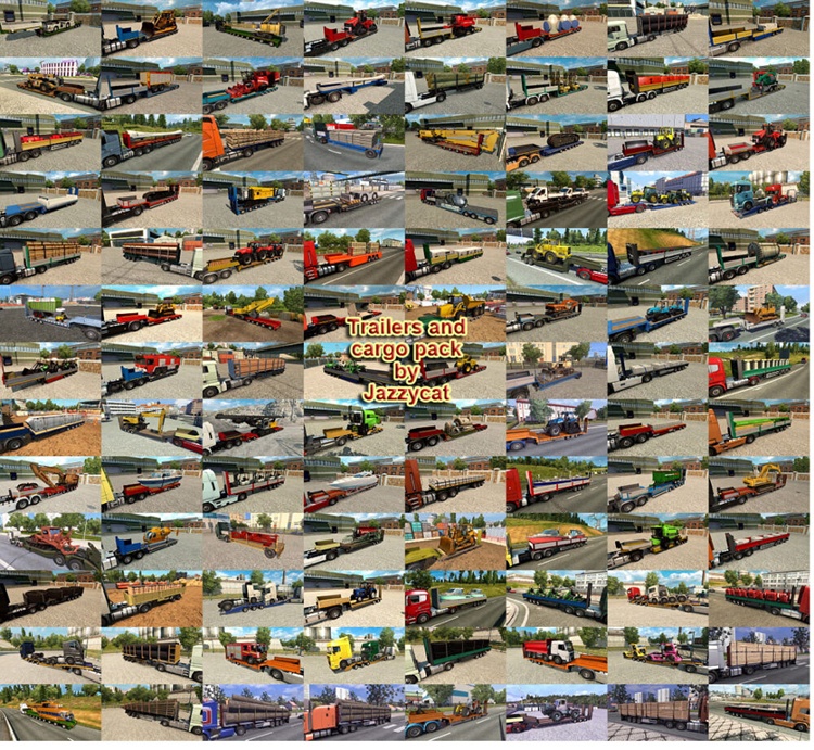 ETS2 1.59 Trailers and Cargo Pack V11.10.3