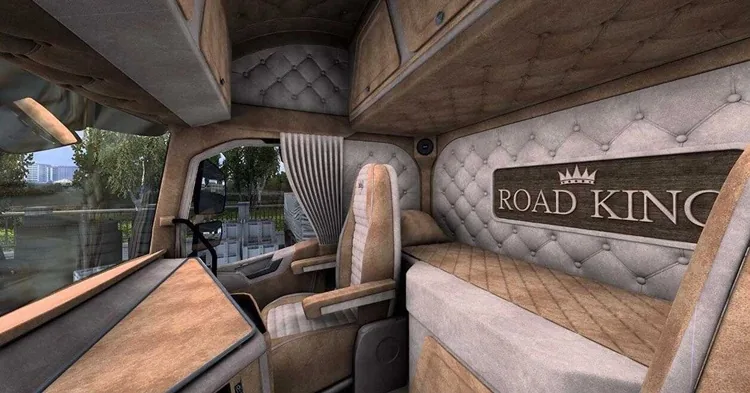 ETS2 Volvo FH16 Road King Interior 1.58 ETS2 Volvo FH16 Road King Interior 1.58