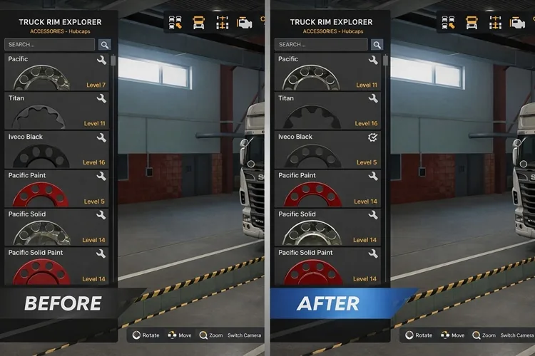 ETS2 Wheel Tuning Remastered V1.1 (1.58) ETS2 Wheel Tuning Remastered V1.1 (1.58)