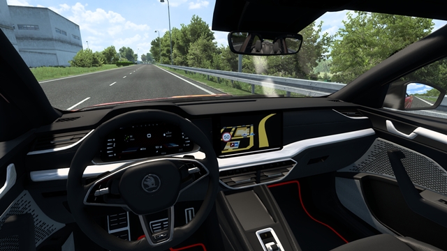 ETS2 2022 Skoda Octavia interior view