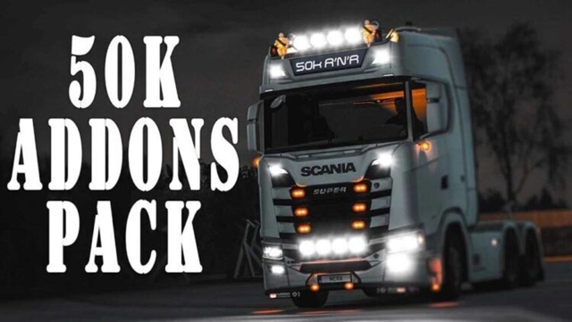 ETS2 1.59 – 50K Addons Pack Super Lights