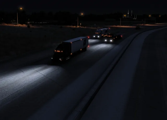 ATS 1.58 - Better Flares Addon for Painted Trucks Traffic Pack 02