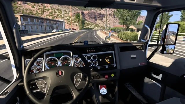 ATS 1.58 - Kenworth T600 Old School interior view
