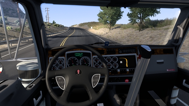 ATS 1.58 - Kenworth T800 Custom interior view