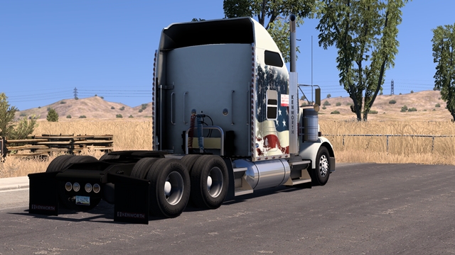 ATS - Kenworth T800 AeroCab Rear view