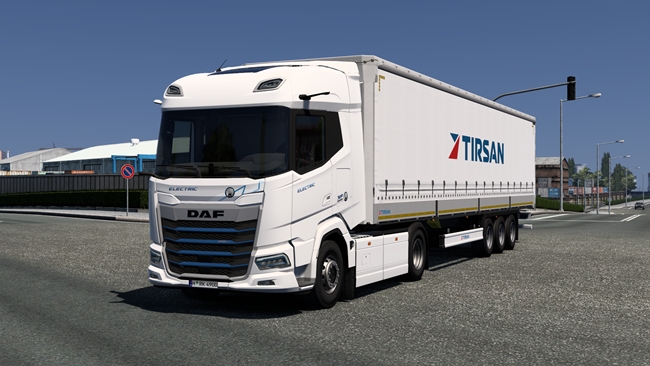 ETS2 Daf Xf Electric Front view