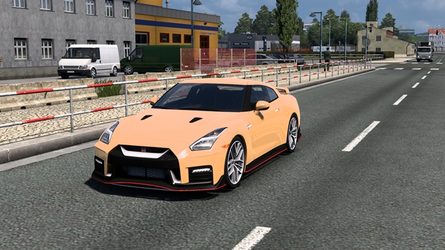 ETS2 1.58 – 2017 Nissan GTR R35 ETS2 1.58 - 2017 Nissan GTR R35 Front view
