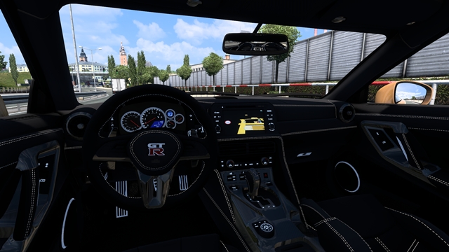 ETS2 1.58 - 2017 Nissan GTR R35 interior view