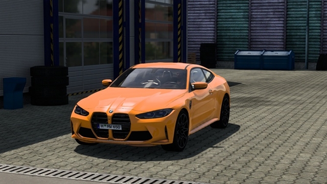 ETS2 - 2022 BMW M4 G82 Competition Front view 02