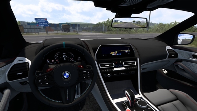 ETS2 1.58 - 2022 BMW M8 Competition G16 interior view