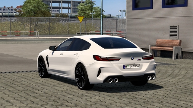 ETS2 1.58 - 2022 BMW M8 Competition G16 Rear view