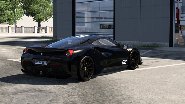 ETS2 1.58 - 2023 Ferrari 488 Rear view