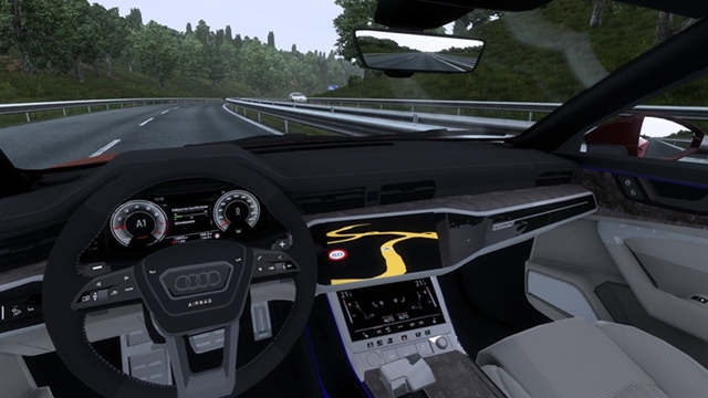 ETS2 1.58 - 2024 Audi A7 Sportback interior view