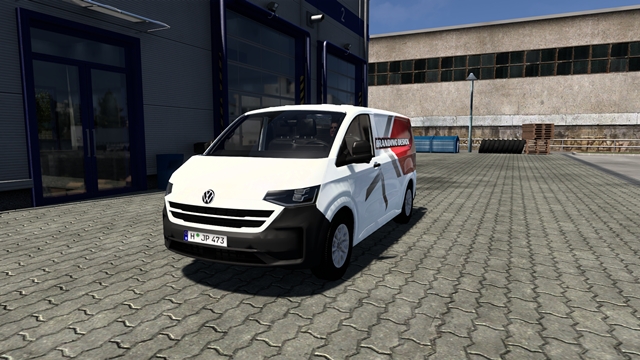 ETS2 2025 Volkswagen Transporter T7 Front view