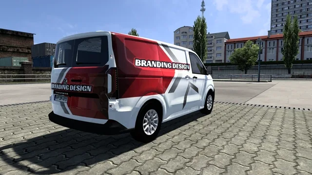 ETS2 1.58 – 2025 Volkswagen Transporter T7 2025 Volkswagen Transporter T7 Rear view