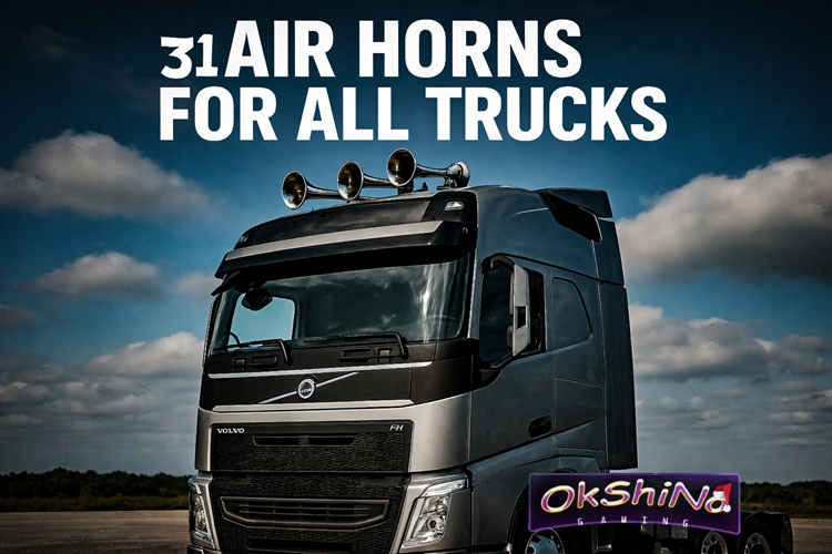 ETS2 31 Air Horns V1.0 (1.58)