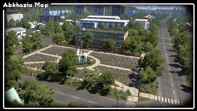 ETS2 1.58 - Abkhazia Map 02
