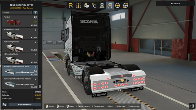 ETS2 1.58 – Addon Scania R/S Rear Bumper + Accessories ETS2 1.58 - Addon Scania R/S Rear Bumper + Accessories