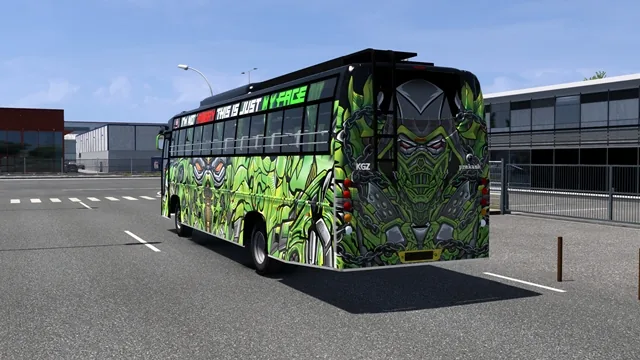 ETS2 1.59 – Ashok Leyland BS6 ETS2 Ashok Leyland BS6 Rear view