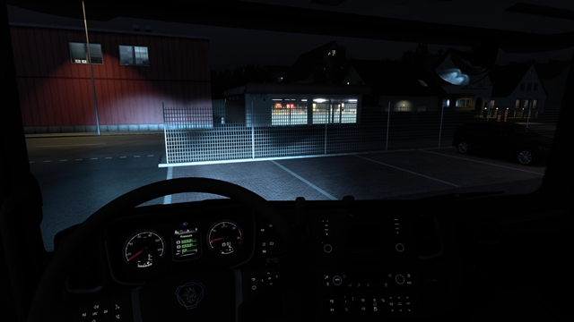 ETS2 1.58 – Blue Headlights ETS2 1.58 - Blue Headlights 01