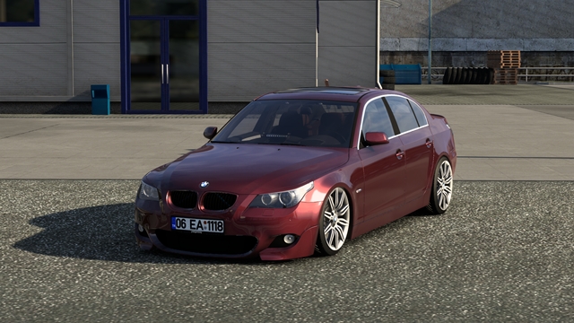 ETS2 1.58 – BMW 5 Series E60 M-Tech (Fix) ETS2 1.58 - BMW 5 Series E60 M-Tech Front view