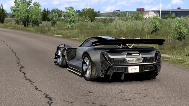 ETS2 1.58 - Czinger 21C Rear view