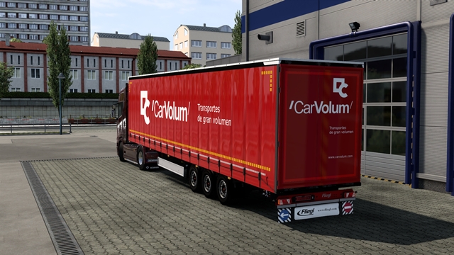 ETS2 1.58 - Fliegl SDS 350 Mega Trailer Rear view 02