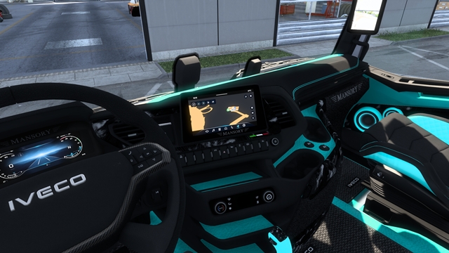 ETS2 1.58 – Iveco S-Way Mansory Edition ETS2 1.58 - Iveco S-Way Mansory Edition interior view