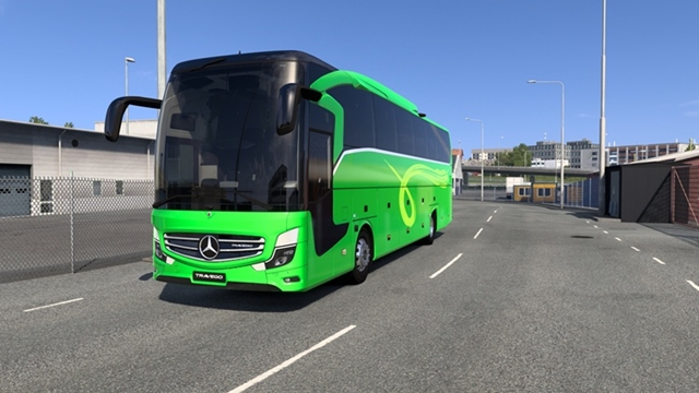 ETS2 1.58 – Mercedes-Benz New Travego 15 SHD ETS2 1.58 - Mercedes-Benz New Travego 15 SHD Front view