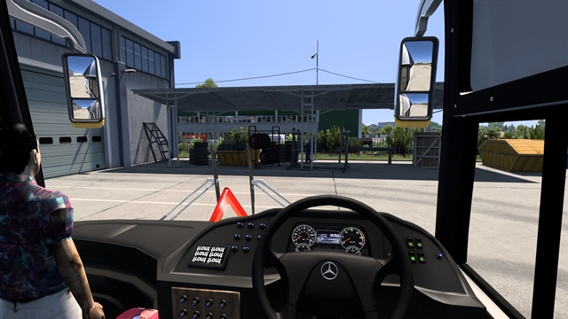 ETS2 - Mercedes-Benz OF1623 Non AC interior view
