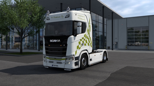 ETS2 1.58 – MJ Koskinen Oy Skin Pack ETS2 1.58 - MJ Koskinen Oy Skin Pack Front view