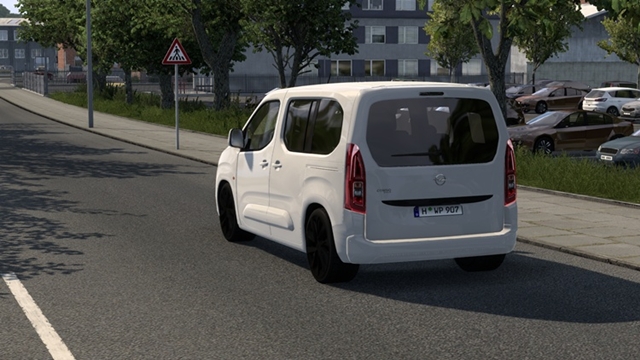 ETS2 1.58 - 2023 Opel Combo Rear view