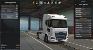 ETS2 Paccar Ex-D2 1000 HP Engine Daf Xf Electric (1.58)