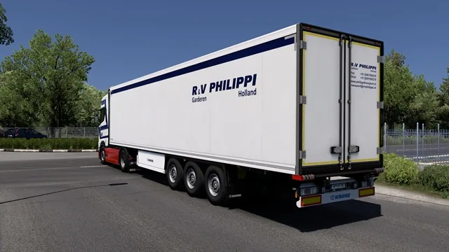 ETS2 1.58 - R&V Philippi Skin Pack Rear view