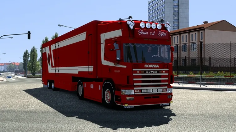 ETS2 Scania 164L Flowers and Trailer V2.0 (1.58) ETS2 Scania 164L Flowers and Trailer V2.0 (1.58)
