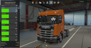 ETS2 – Scania Next Generation V8 Lightboard
