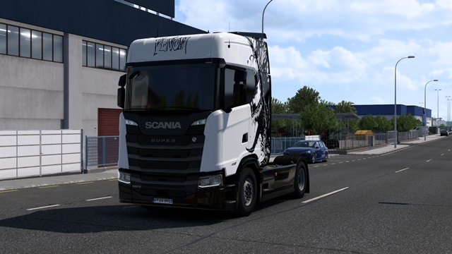 ETS2 – Scania S Venom Skin ETS2 - Scania S Venom Skin Front view