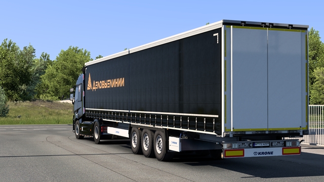 ETS2 1.58 - Skinpack Delovye linii Rear view