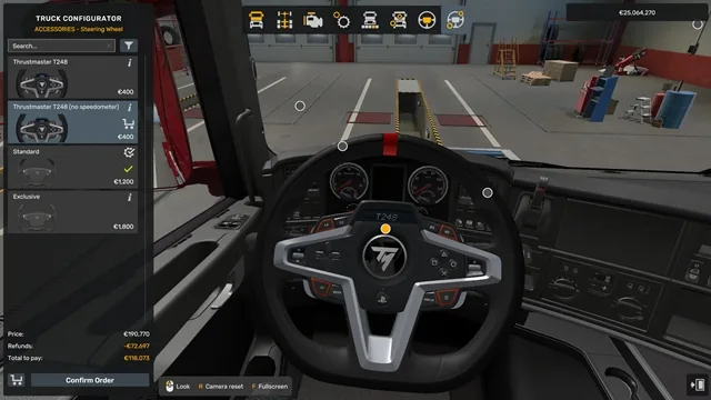 ETS2 1.59 – Thrustmaster T248 Steering Wheel