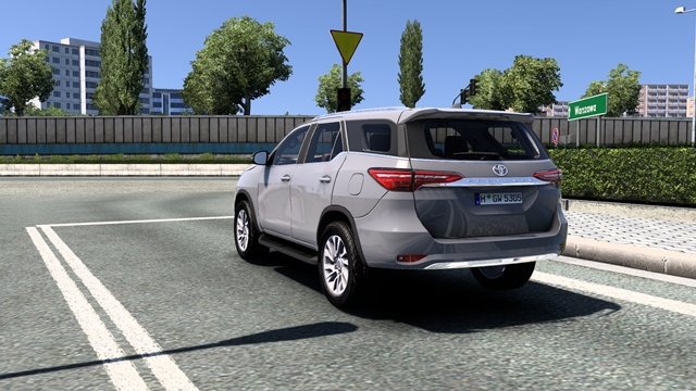 ETS2 1.58 - Toyota Fortuner Rear view