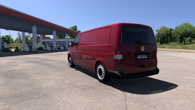 ETS2 1.58 - Volkswagen Transporter T5 2.0 TDI Rear view