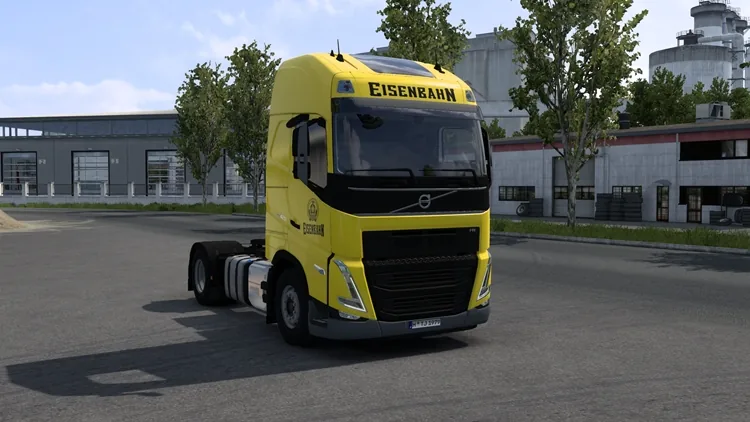 ETS2 Volvo FH5 Skin Eisenbahn V1.0 (1.58) ETS2 Volvo FH5 Skin Eisenbahn V1.0 (1.58)