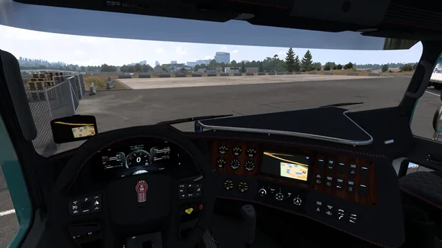 ATS Kenworth K200-220 interior view