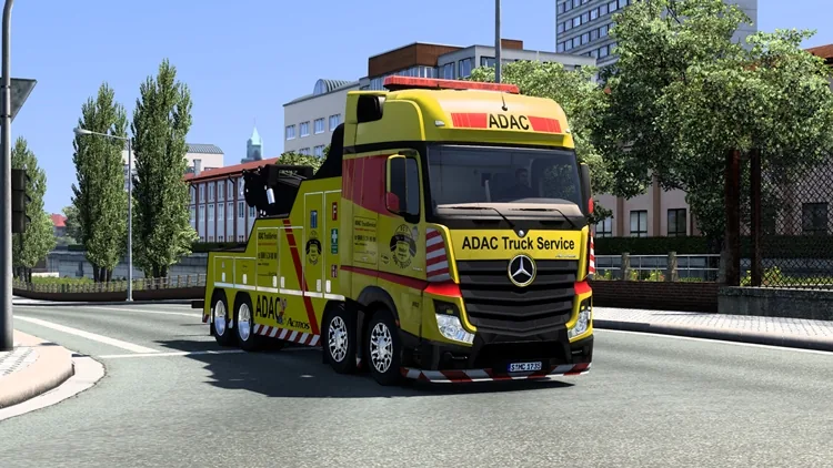 ETS2 Mercedes-Benz Actros MPIV Crane Truck V2.0 (1.58) ETS2 Mercedes-Benz Actros MPIV Crane Truck V2.0 (1.58)